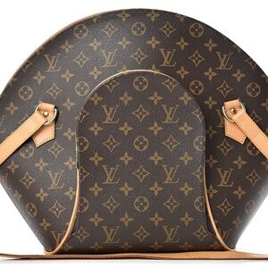 90s Vintage Louis Vuitton Monogram Ellipse GM Shopping Bag- Large